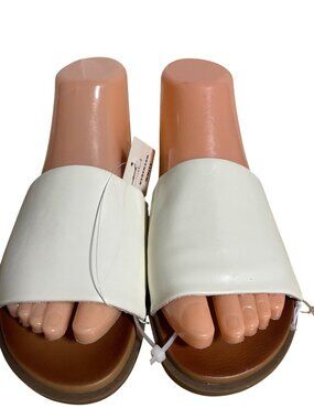 Unionbay The Renee Sandal Womens Size 6.5 White Slides